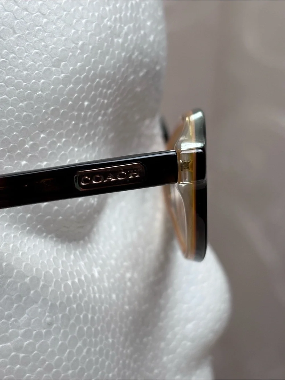 Coach Melissa (516) Tortoise Oval Eyeglasses w/Rx Lenses, Coach Case Included